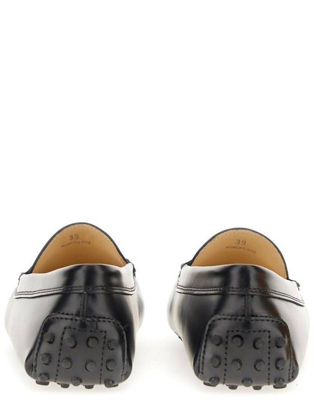 Women's Gommino Leather Driving Shoes Black - TOD'S - BALAAN 4