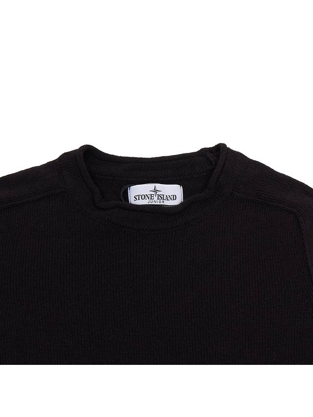 Kids Crewneck Knit Top Navy - STONE ISLAND - BALAAN 4