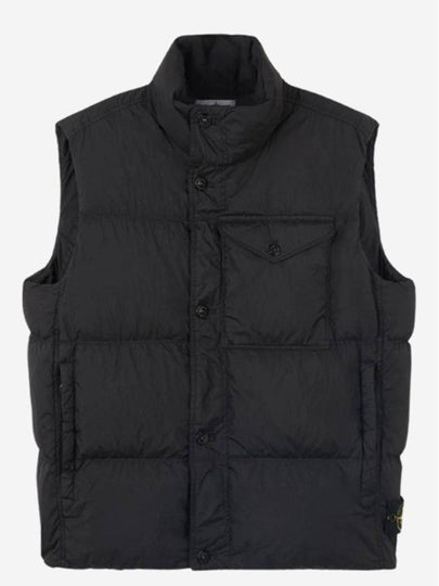 Crinkle Reps R-NY Down Vest Black - STONE ISLAND - BALAAN 2