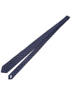 Men's CORBata Jacquard Ganzani Tie Azul Navy - SALVATORE FERRAGAMO - BALAAN 4