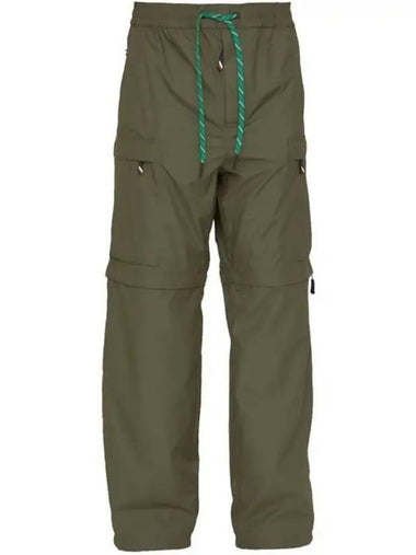 Men's Grenoble Dynamic Cargo Track Pants Green - MONCLER - BALAAN 1