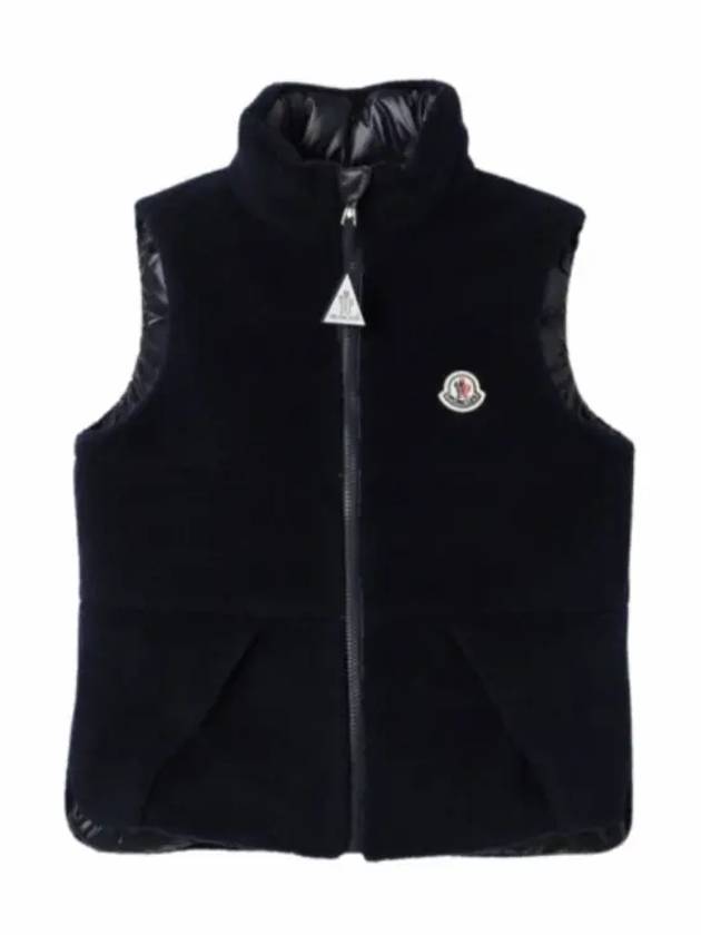 6A Kids Down Padded Double sided Vest Black 1A00113809BY 742 - MONCLER - BALAAN 3