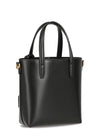 Mini Toy Box Leather Shopping Tote Bag Black - SAINT LAURENT - BALAAN 5