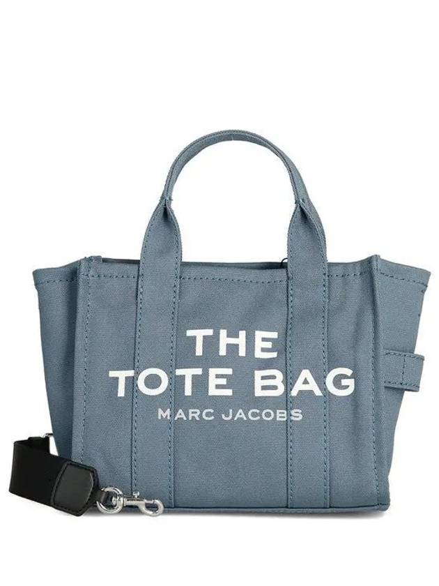 Logo Canvas Small Tote Bag Blue Shadow - MARC JACOBS - BALAAN 2