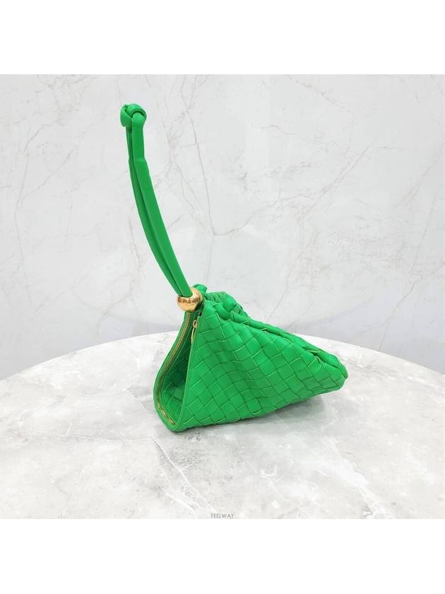 Lux You Green medium turn pouch shoulder bag 701024 - BOTTEGA VENETA - BALAAN 5