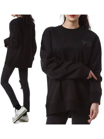 Y 3 M LOGO CRW Women's Sweatshirt FJ0427 - YOHJI YAMAMOTO - BALAAN 1