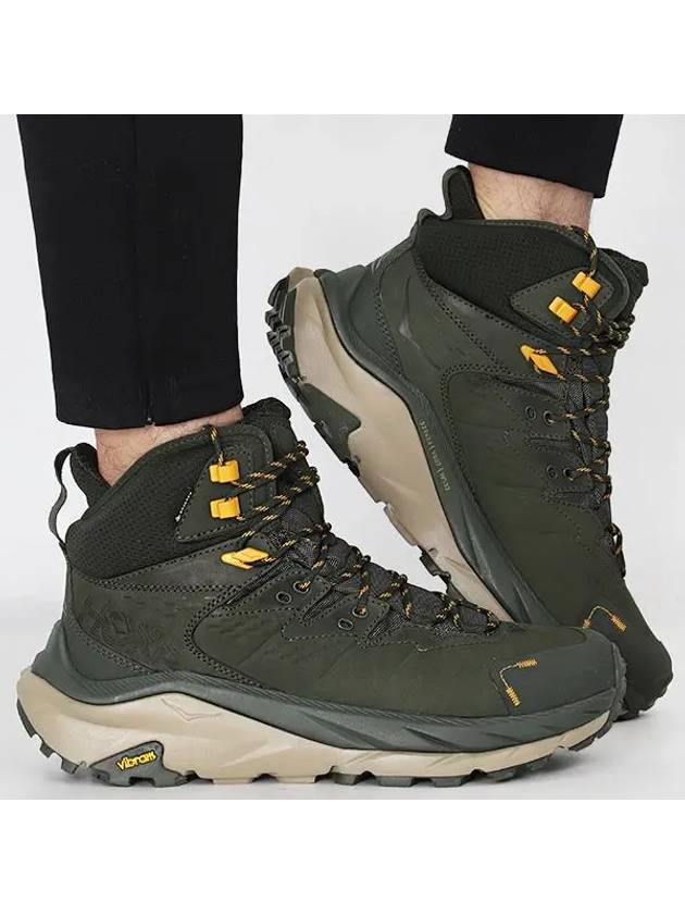 Kaha 2 Gore tex High Top Sneakers Green - HOKA ONE ONE - BALAAN 2