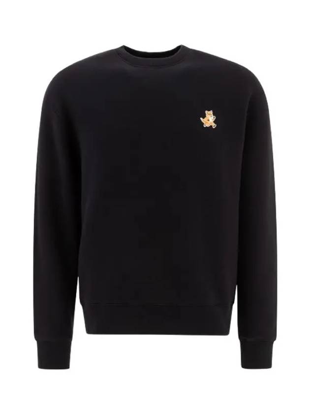 Fox Cotton Sweatshirt Black - MAISON KITSUNE - BALAAN 4