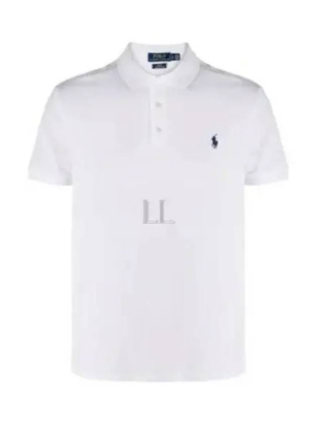 Polo Pony Motif  Polo Shirt White - POLO RALPH LAUREN - BALAAN 2