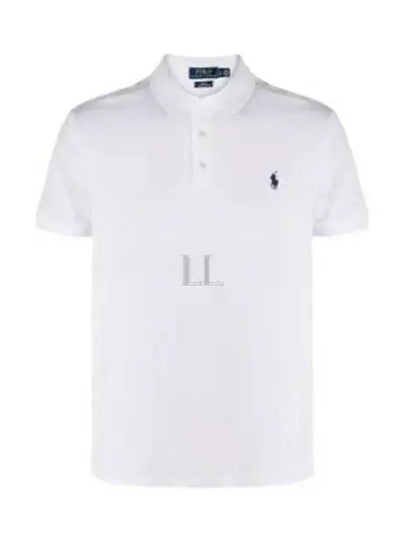 Polo Pony Motif  Polo Shirt White - POLO RALPH LAUREN - BALAAN 2