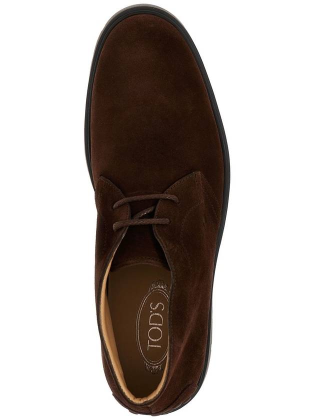 Suede Desert Winter Boots Brown - TOD'S - BALAAN 4