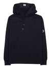 Men's Lens Wappen Fleece Hoodie Black - CP COMPANY - BALAAN 2