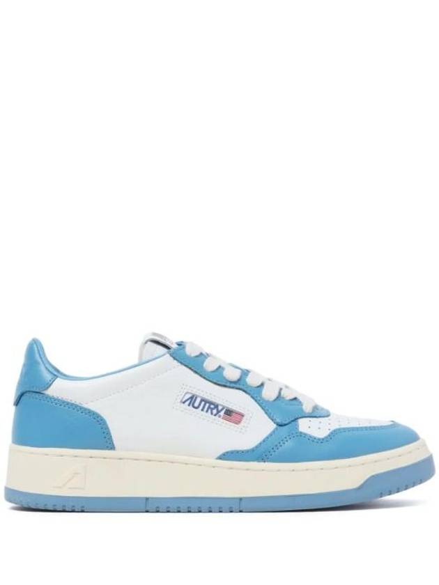 Women's Medalist Bi-Color Low-Top Sneakers Blue - AUTRY - BALAAN 1