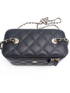 Classic Caviar Vanity Cross Bag Gold Plated Black - CHANEL - BALAAN 9