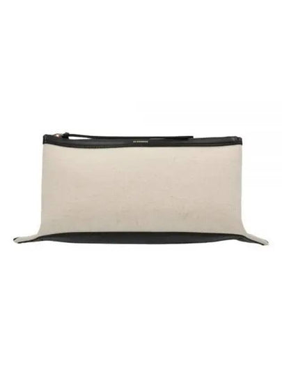 Empire Medium Square Cotton Shoulder Bag Ivory - JIL SANDER - BALAAN 2