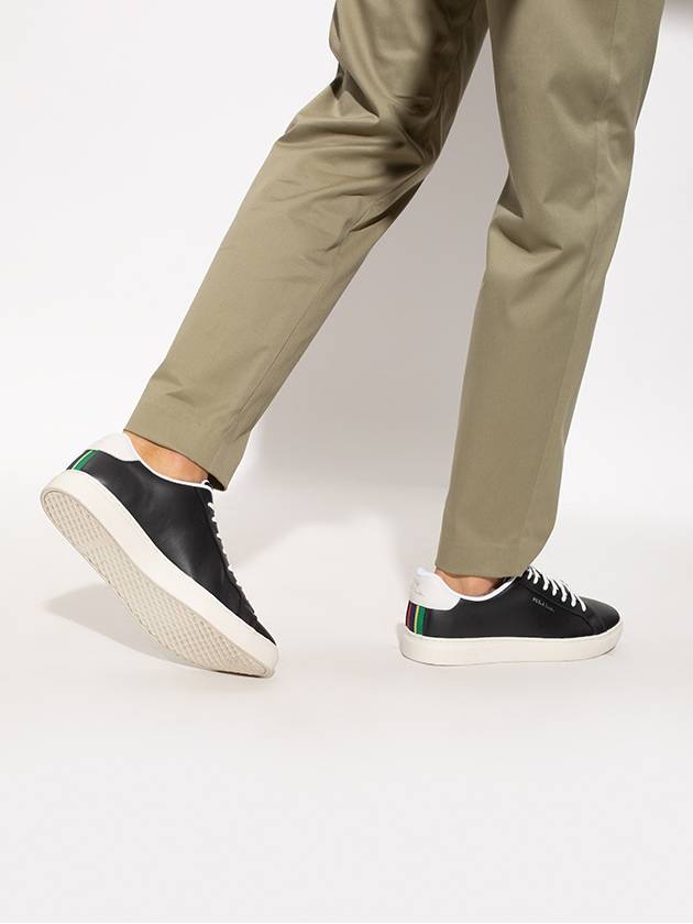 Rex Stripe Logo Low Top Sneakers Black - PAUL SMITH - BALAAN 3