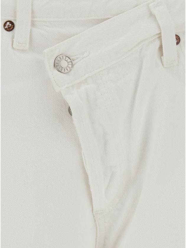 Criss Cross Upsized Straight Jeans White - AGOLDE - BALAAN 4