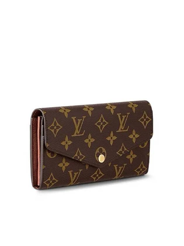 Monogram Sarah Long Wallet Brown - LOUIS VUITTON - BALAAN 3