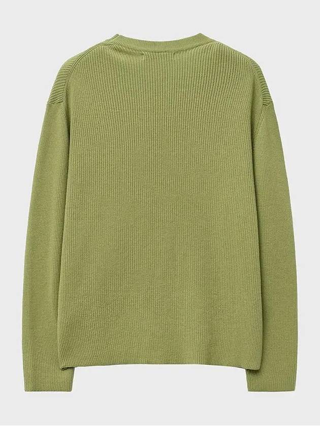 Luxe Cotton Basic Knit Top Avocado - NOIRER - BALAAN 4