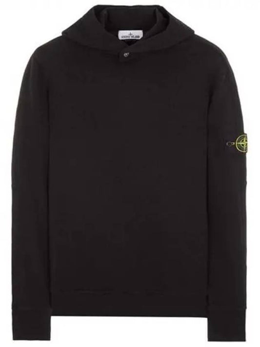 Old Treatment Malfile Fleece Hoodie Navy - STONE ISLAND - BALAAN 2