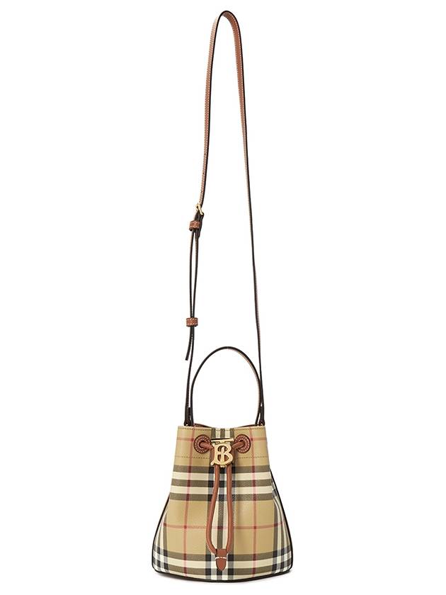 Check Bucket Bag Beige - BURBERRY - BALAAN 7