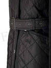 Diamond Quilted Nylon Jacket Black - BURBERRY - BALAAN 5