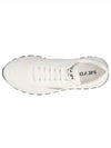 Prax 01 Re-Nylon Brushed Leather Low-Top Sneakers White - PRADA - BALAAN 6