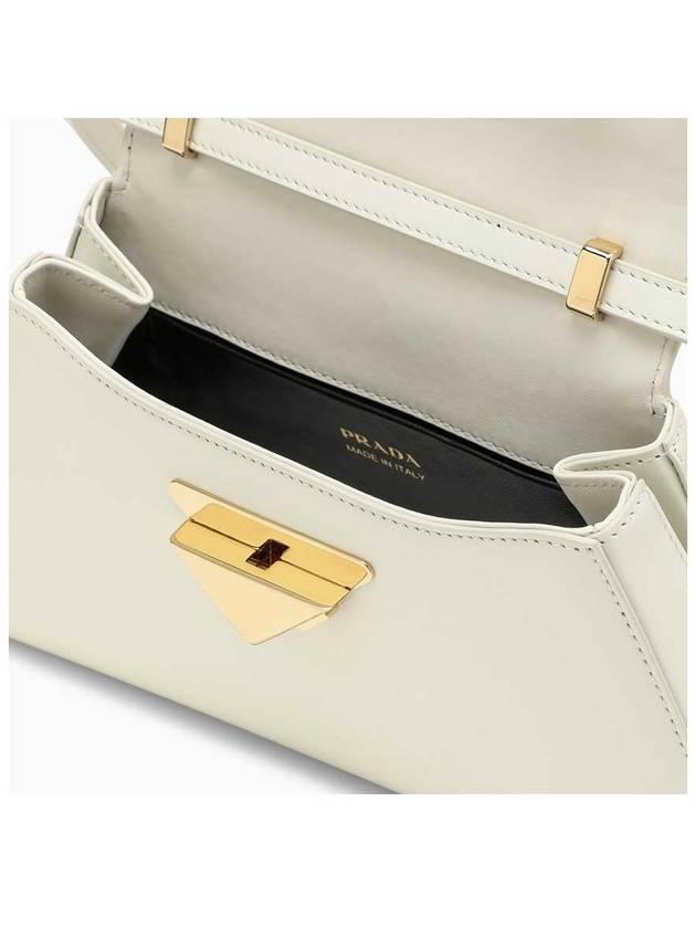 Medium brushed handbag white 1BD343 - PRADA - BALAAN 5