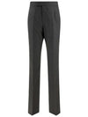 Super 120S Twill Classic Backstrap Trouser Pants Dark Grey - THOM BROWNE - BALAAN 2