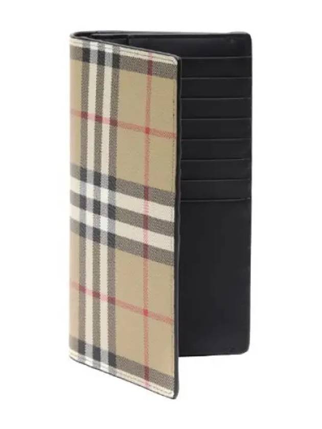 Vintage check flap long wallet men - BURBERRY - BALAAN 1