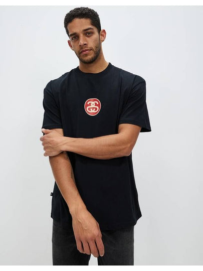 SS Link Solid Short Sleeve T-Shirt Black - STUSSY - BALAAN 2