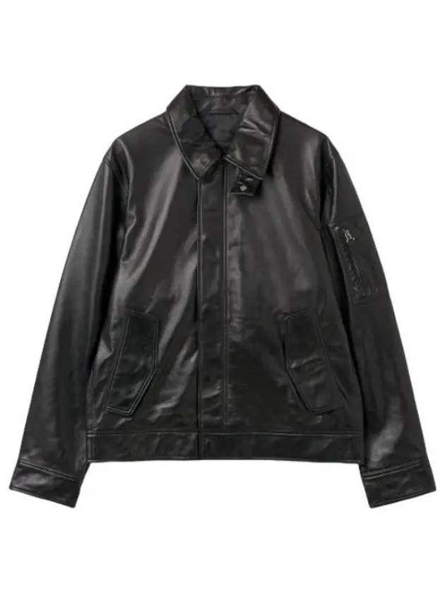 Leather zip up jacket black rider - HELMUT LANG - BALAAN 1