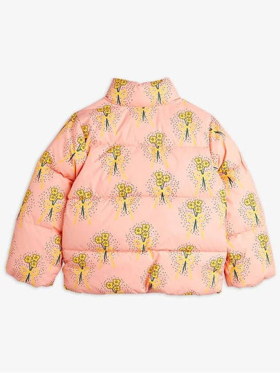 kids padding Winter flowers aop city puffer jacket 2471011328 - MINI RODINI - BALAAN 2