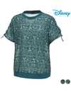 Linen Shoulder String Short Sleeve Round T-Shirt DN2LTR048 - DISNEY GOLF - BALAAN 1