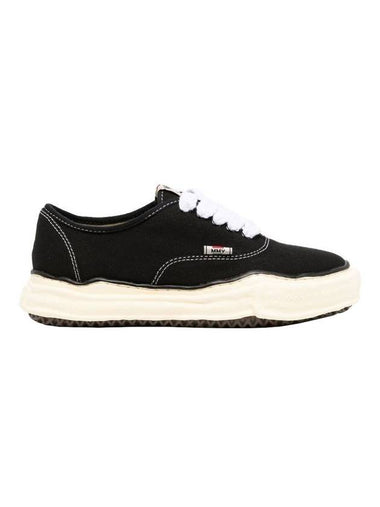 Baker OG Sole OD Canvas Low-top Sneakers Black - MAISON MIHARA YASUHIRO - BALAAN 1