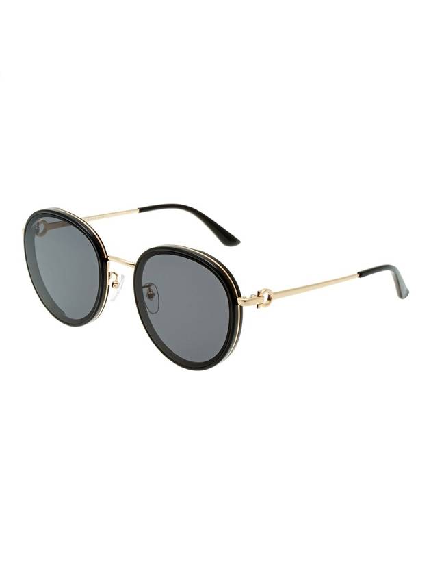 Eyewear Round Sunglasses Grey - SALVATORE FERRAGAMO - BALAAN 1