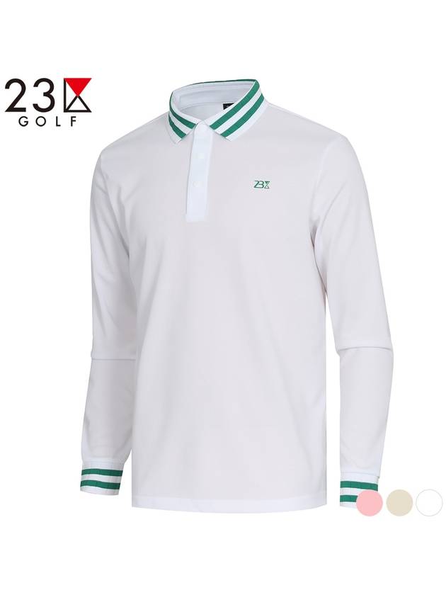 Golf color combination collar t-shirt EN1MTS004 - 23KU - BALAAN 2