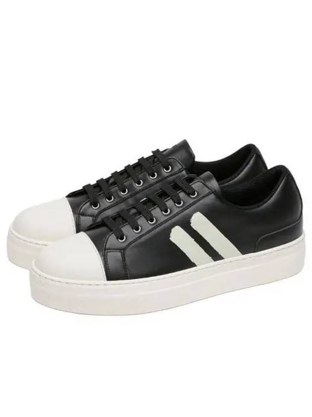 Men's Painting Low Top Sneakers Black - NEIL BARRETT - BALAAN 2