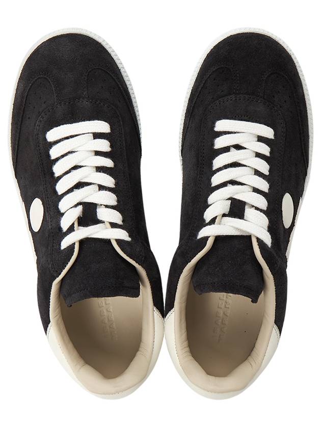 Bryce Suede Low Top Sneakers Black - ISABEL MARANT - BALAAN 3