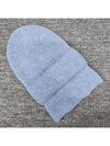 Small Face Logo Beanie Steel Blue - ACNE STUDIOS - BALAAN 7