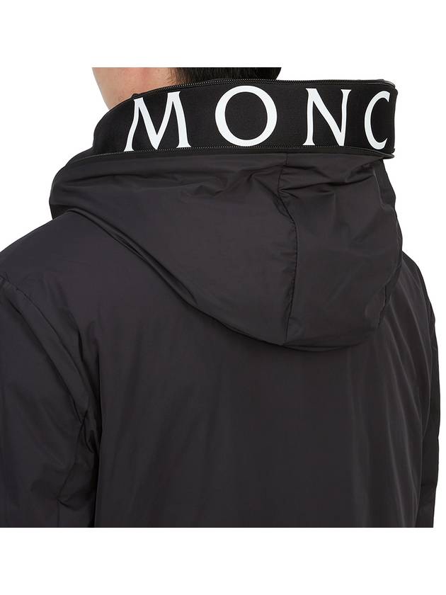 Nible Long Down Padding Black - MONCLER - BALAAN 8