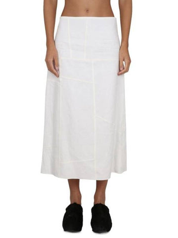 Short Skirt J02MA0119 J60001104 WHITE - JIL SANDER - BALAAN 1