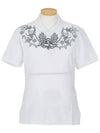 Graffiti Print PK Shirt White - ALEXANDER MCQUEEN - BALAAN 2