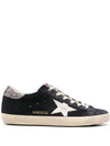 Superstar Glitter Tab Suede Low Top Sneakers Navy - GOLDEN GOOSE - BALAAN 2