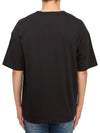 20/1 Jersey Boxy Logo Short Sleeve T-Shirt Black - CP COMPANY - BALAAN 4