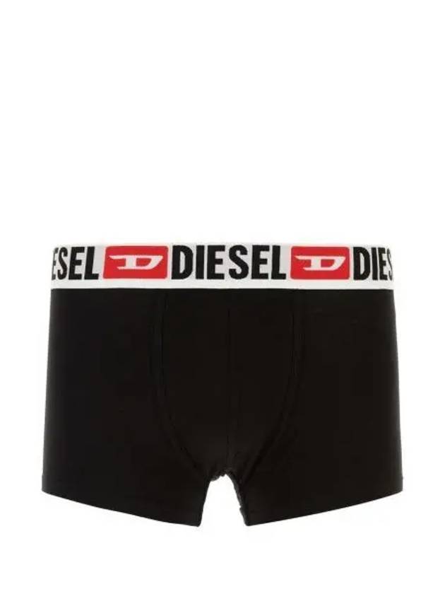 All-Over Waist Logo Band Briefs 3 Pack Black - DIESEL - BALAAN 2