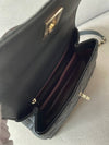 Coco Handle Small Caviar Black Burgundy Gold A92990 - CHANEL - BALAAN 8