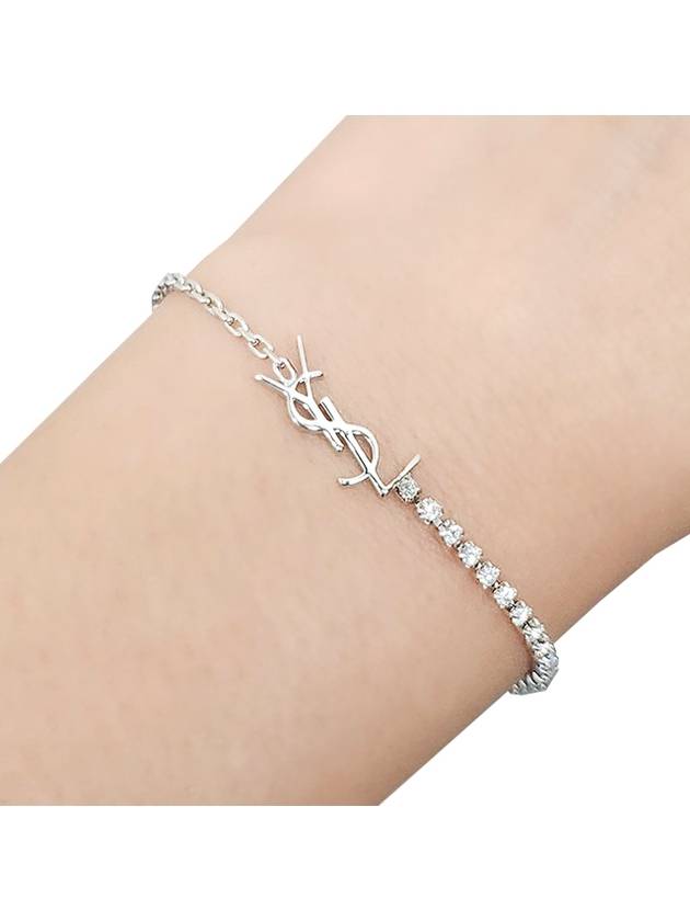 Opyum Charm Bracelet Silver - SAINT LAURENT - BALAAN 2