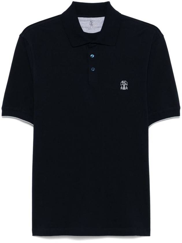 Brunello Cucinelli Polo Shirt With Embroidery - BRUNELLO CUCINELLI - BALAAN 1