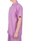 Poplin Pajamas Overfit Short Sleeve Shirt SWE PP - TEKLA - BALAAN 3